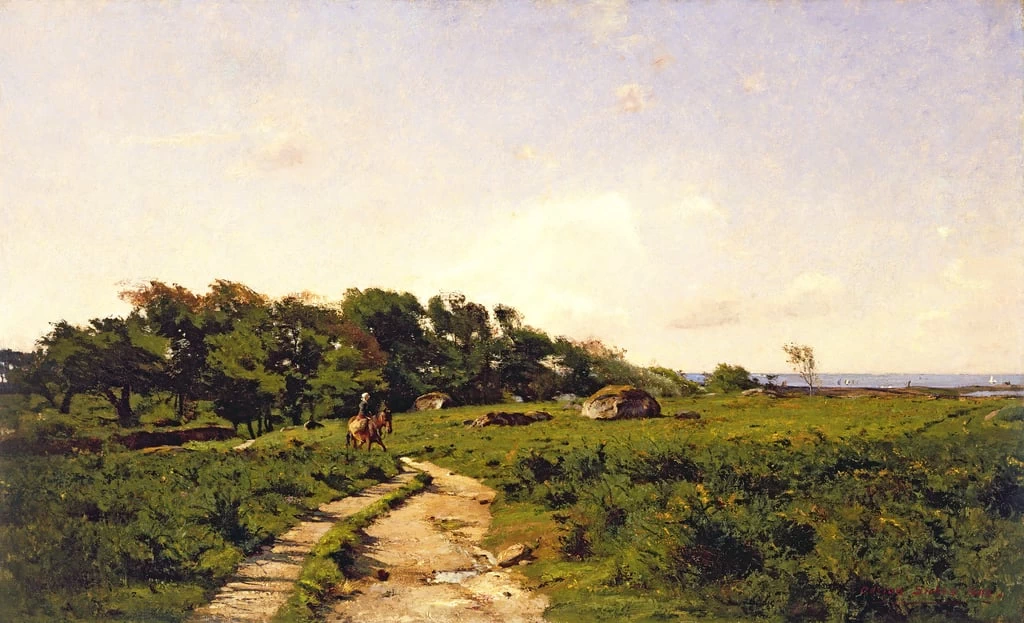 Adrian Scott Stokes - Il raccoglitore di alghe, 1882